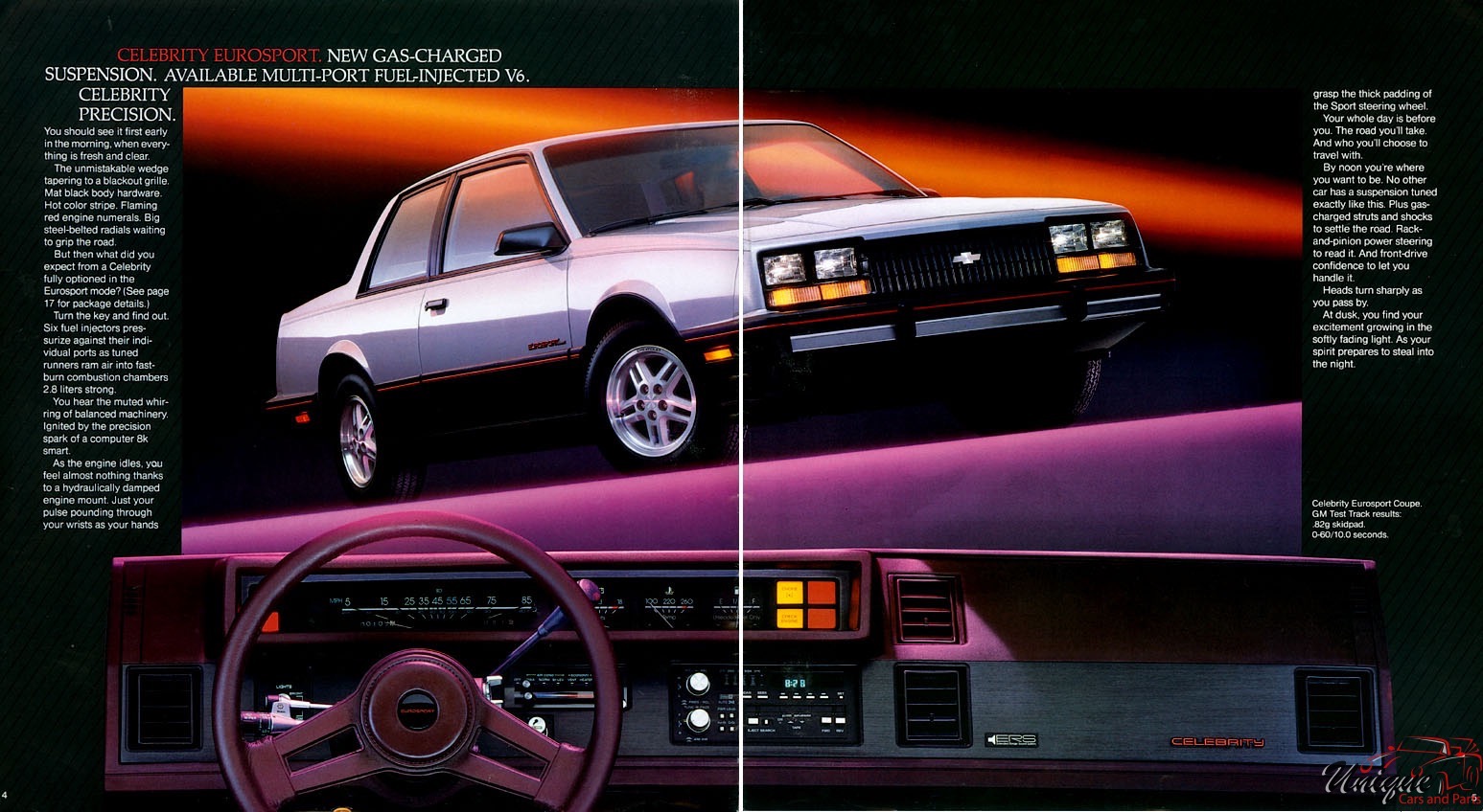 1985 Chevrolet Celebrity Brochure Page 4